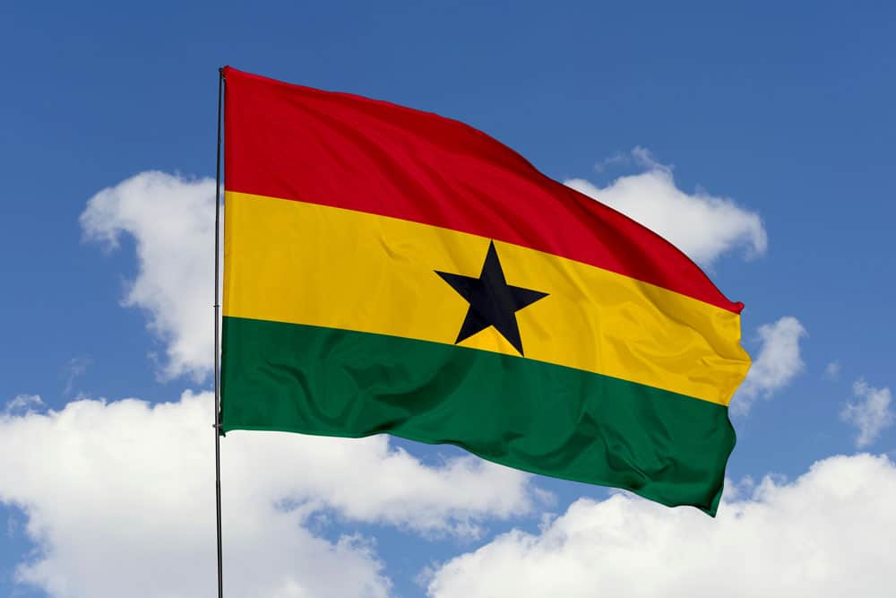 Ghana Flagge