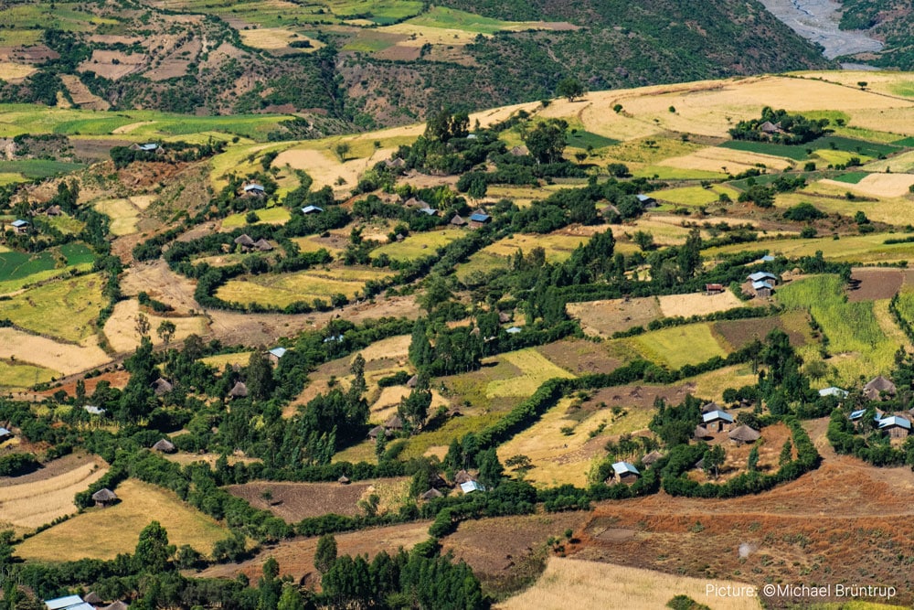 roundtable biodiversity and food security - Madagascar from airplane view